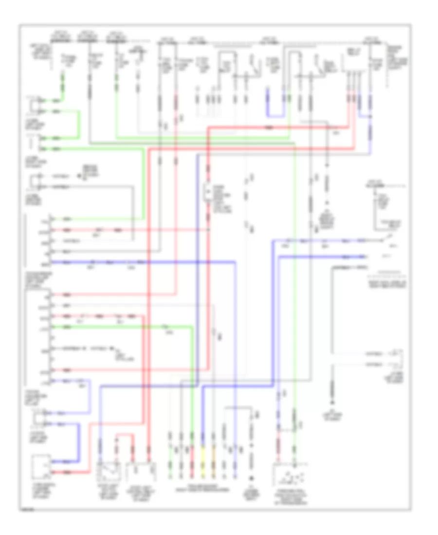 Trailer Tow Wiring Diagram for Lexus LX 570 2014