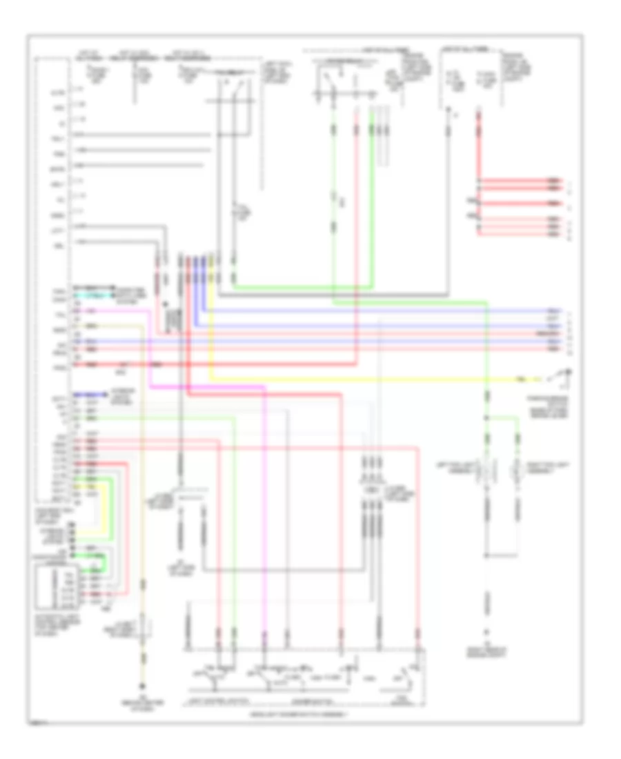 Headlamps Wiring Diagram (1 of 2) for Lexus LX 570 2014
