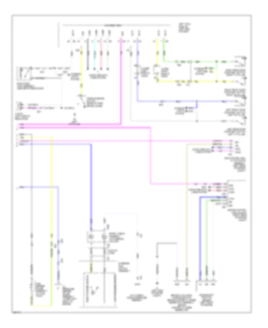Instrument Cluster Wiring Diagram (2 of 2) for Lexus LX 570 2014