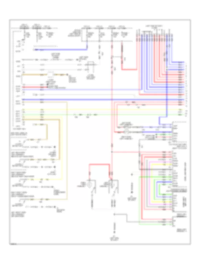 Courtesy Lamps Wiring Diagram 1 of 3 for Lexus LX 570 2014