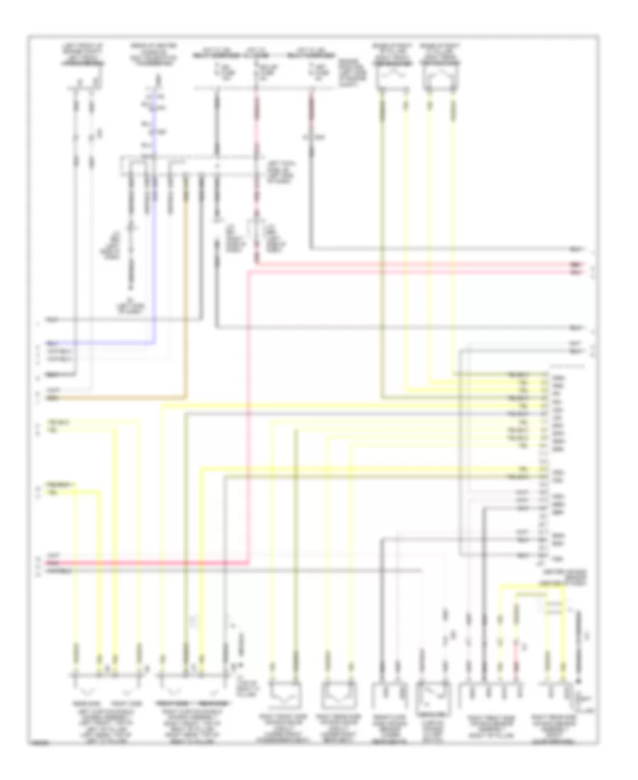 Supplemental Restraint Wiring Diagram (2 of 3) for Lexus LX 570 2014