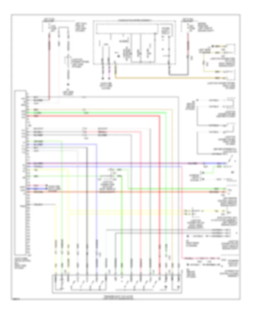 4WD Wiring Diagram for Lexus LX 570 2014
