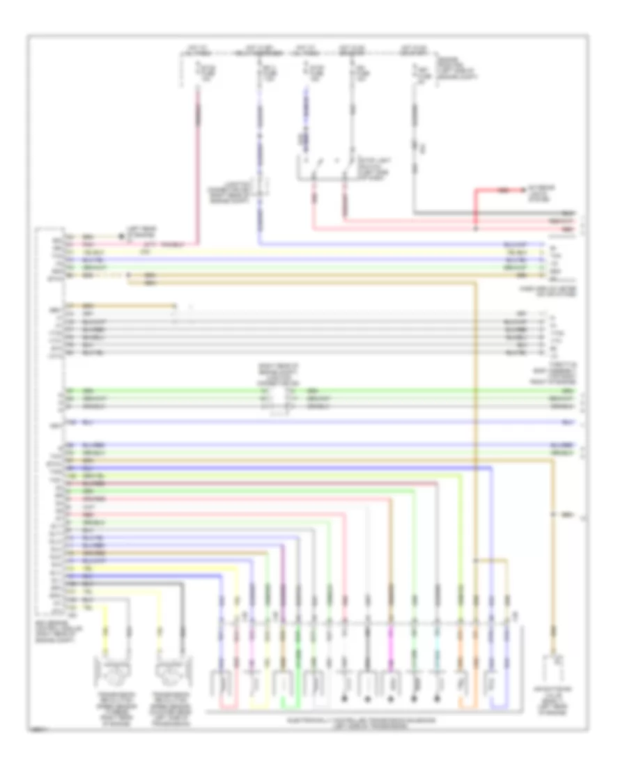 A T Wiring Diagram 1 of 2 for Lexus LX 570 2014