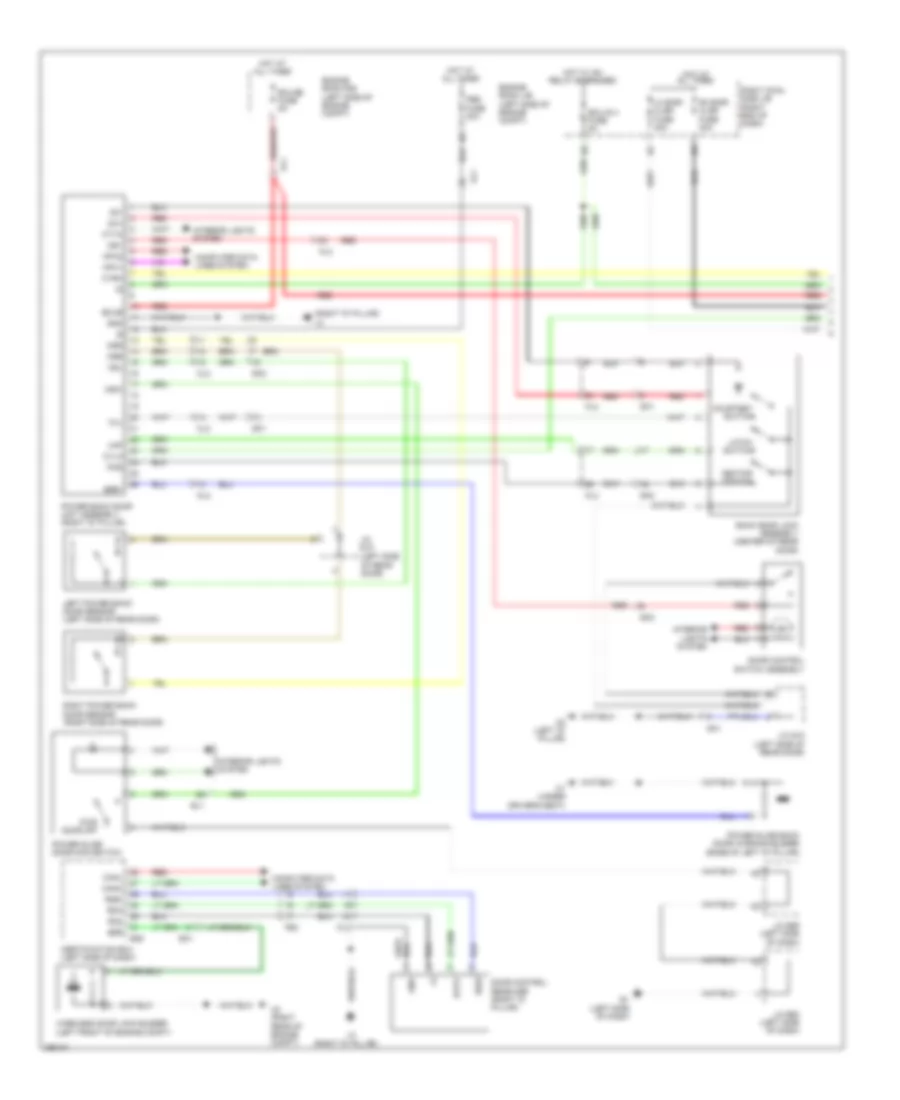 Back Door Opener Wiring Diagram 1 of 2 for Lexus LX 570 2014