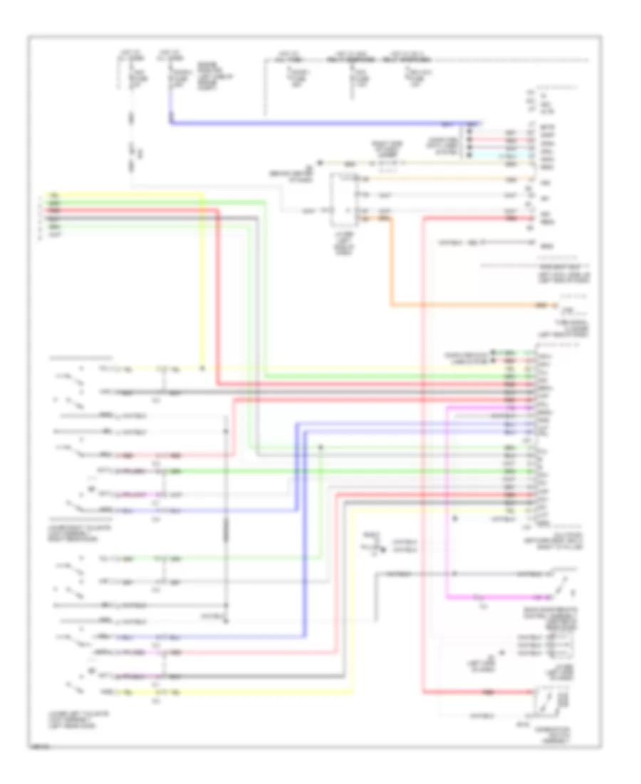 Back Door Opener Wiring Diagram (2 of 2) for Lexus LX 570 2014