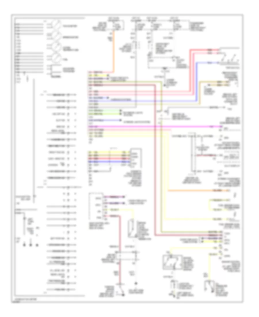 Instrument Cluster Wiring Diagram for Lexus SC 430 2005