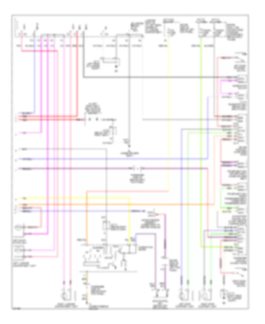 Courtesy Lamps Wiring Diagram 2 of 2 for Lexus SC 430 2005