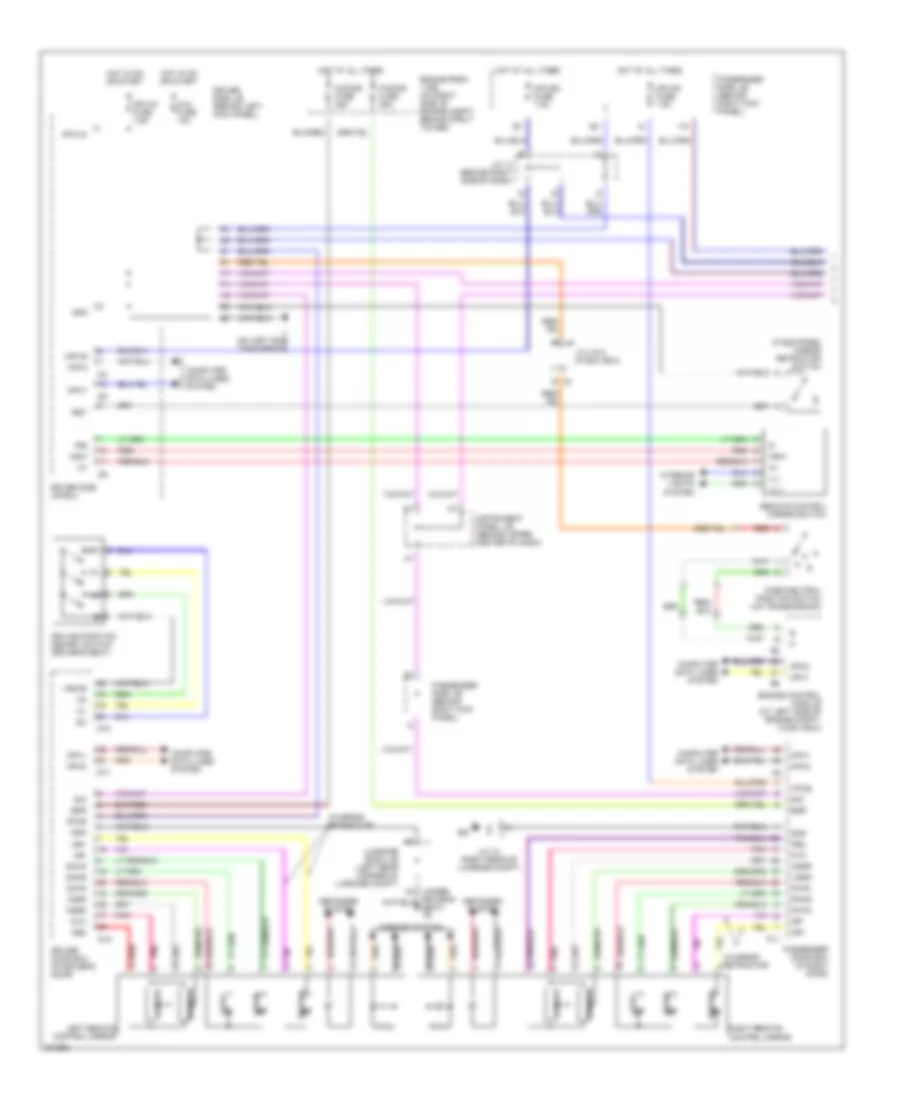 Memory Systems Wiring Diagram 1 of 3 for Lexus SC 430 2005