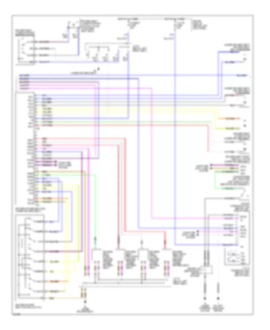 Memory Systems Wiring Diagram 2 of 3 for Lexus SC 430 2005
