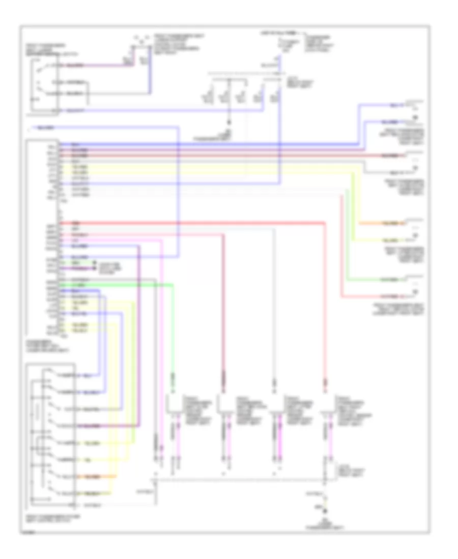 Memory Systems Wiring Diagram 3 of 3 for Lexus SC 430 2005