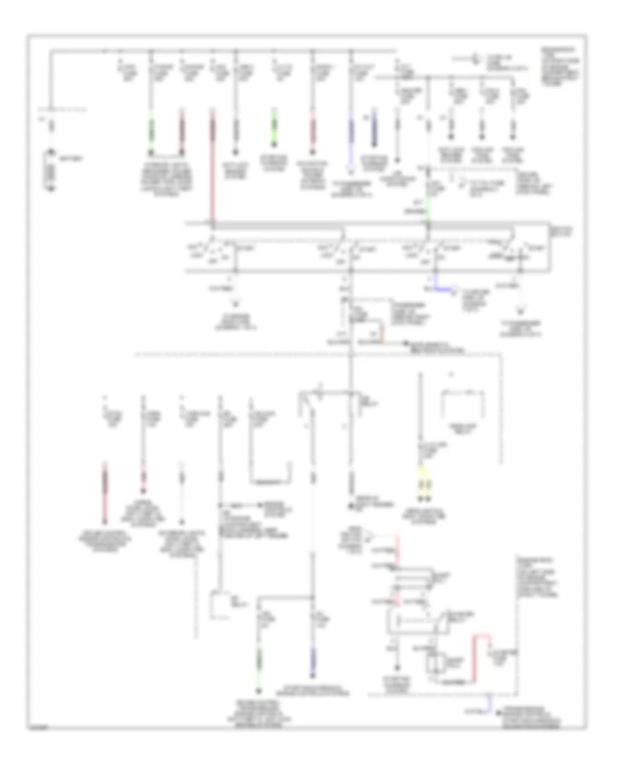 Power Distribution Wiring Diagram 1 of 3 for Lexus SC 430 2005