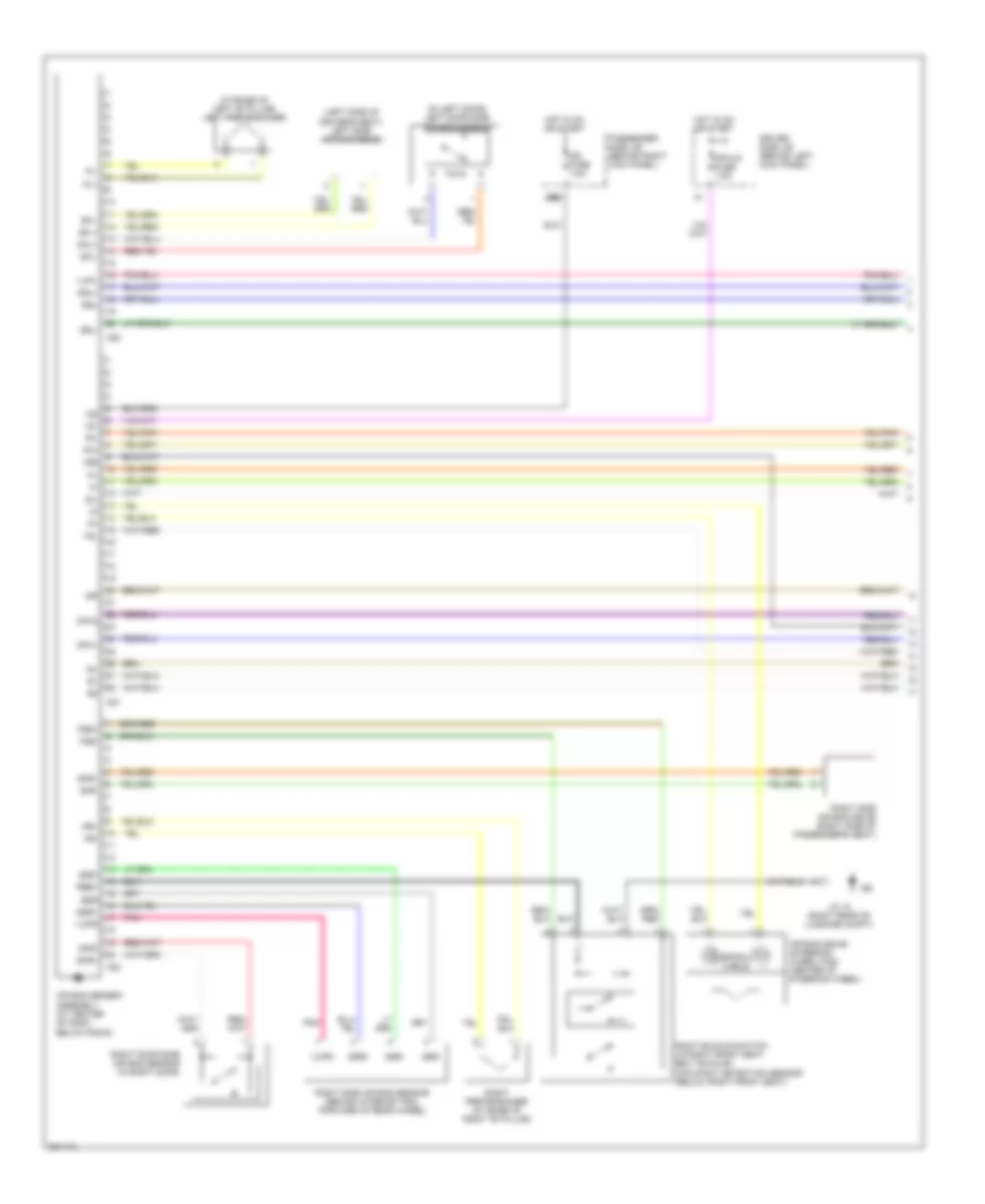 Supplemental Restraints Wiring Diagram 1 of 2 for Lexus SC 430 2005