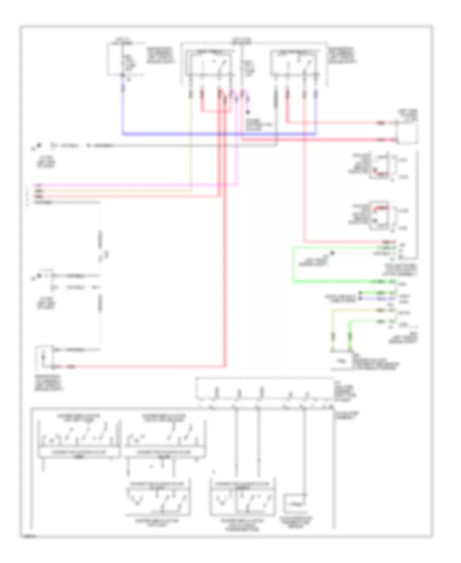 Automatic A C Wiring Diagram 2 of 2 for Lexus RX 350 2014