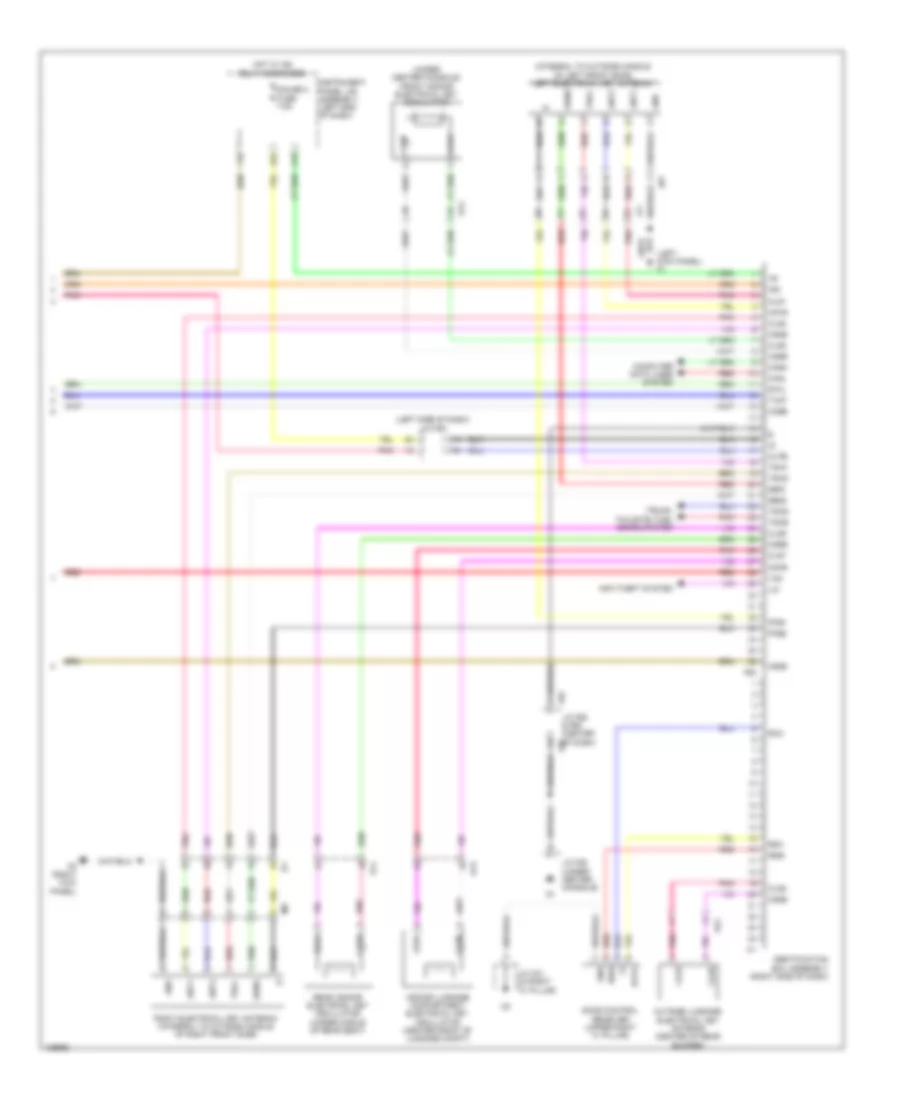 Forced Entry Wiring Diagram (5 of 5) for Lexus RX 350 2014