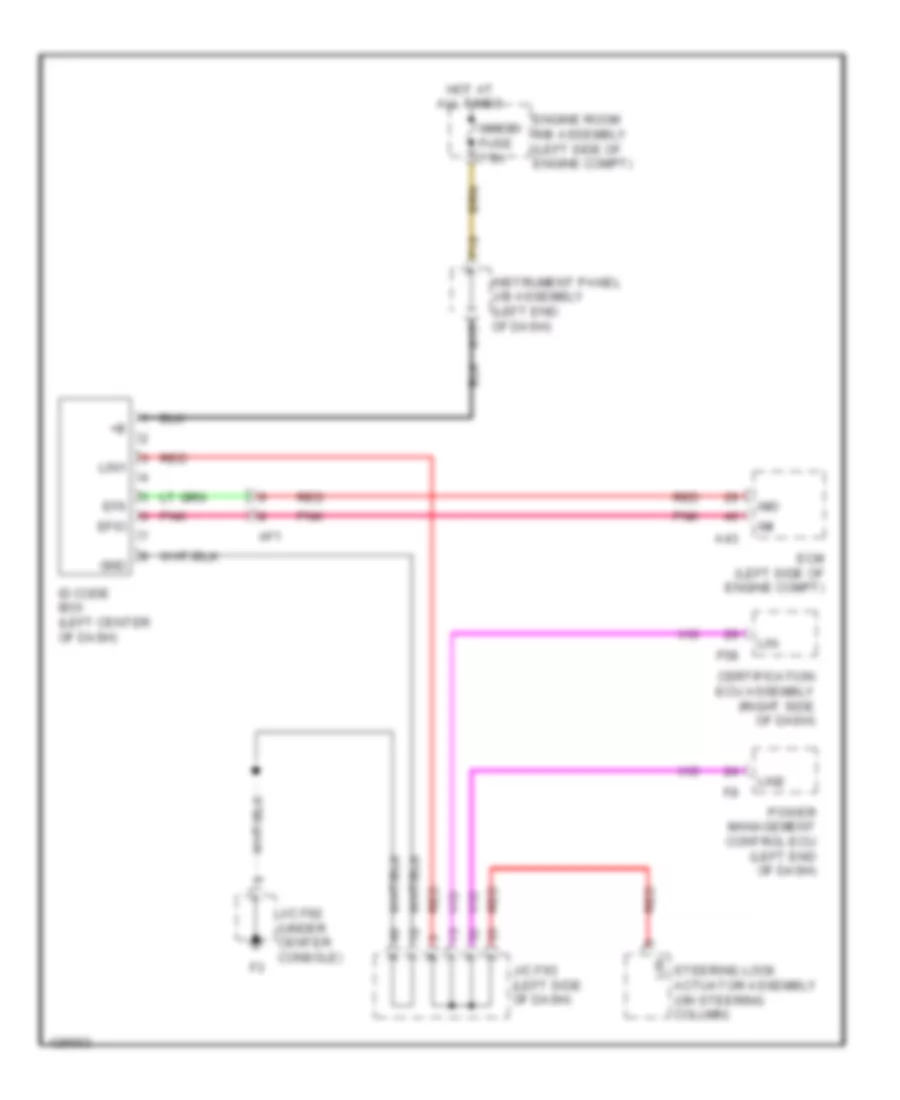 Immobilizer Wiring Diagram for Lexus RX 350 2014