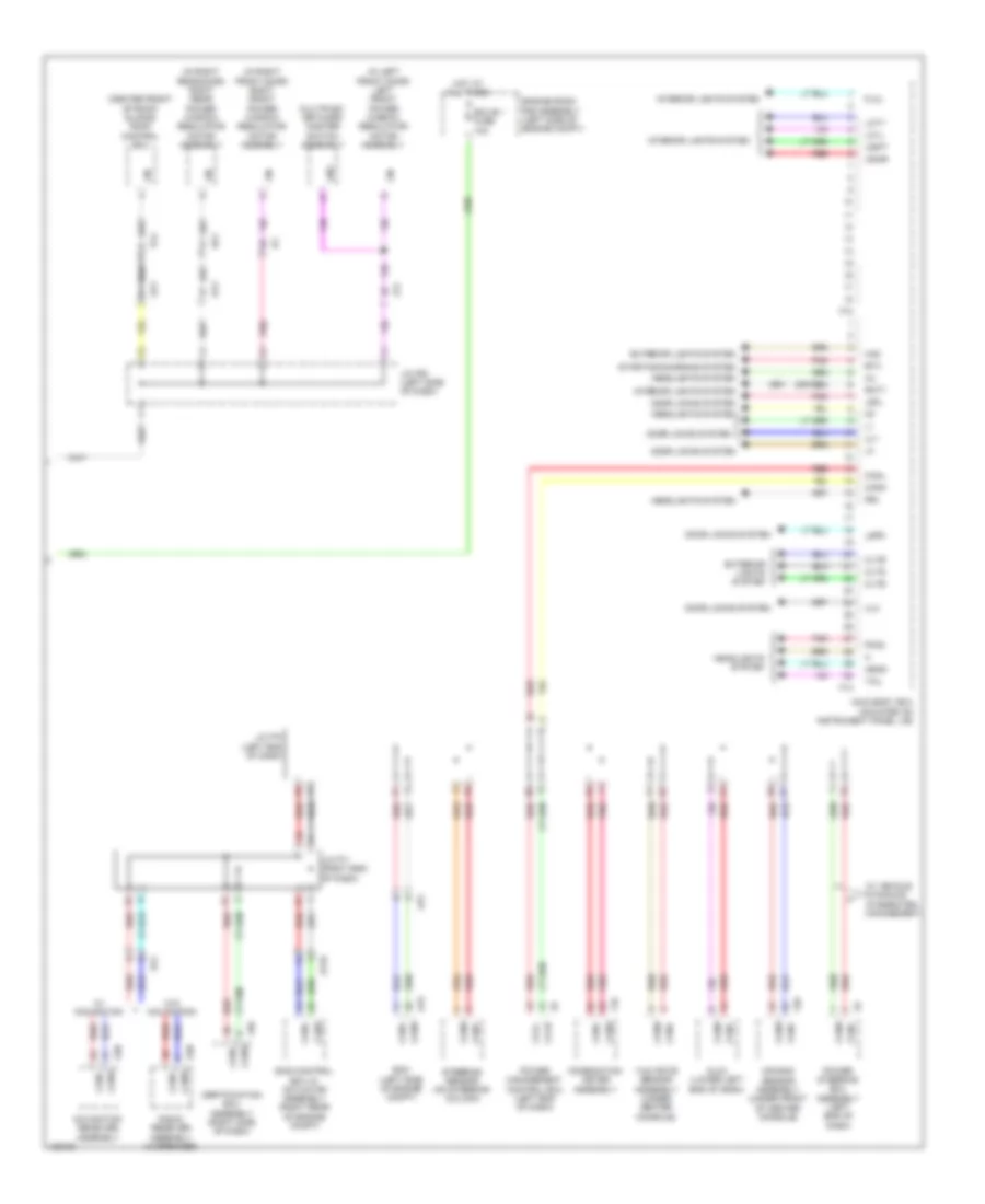 Body Control Modules Wiring Diagram (2 of 2) for Lexus RX 350 2014