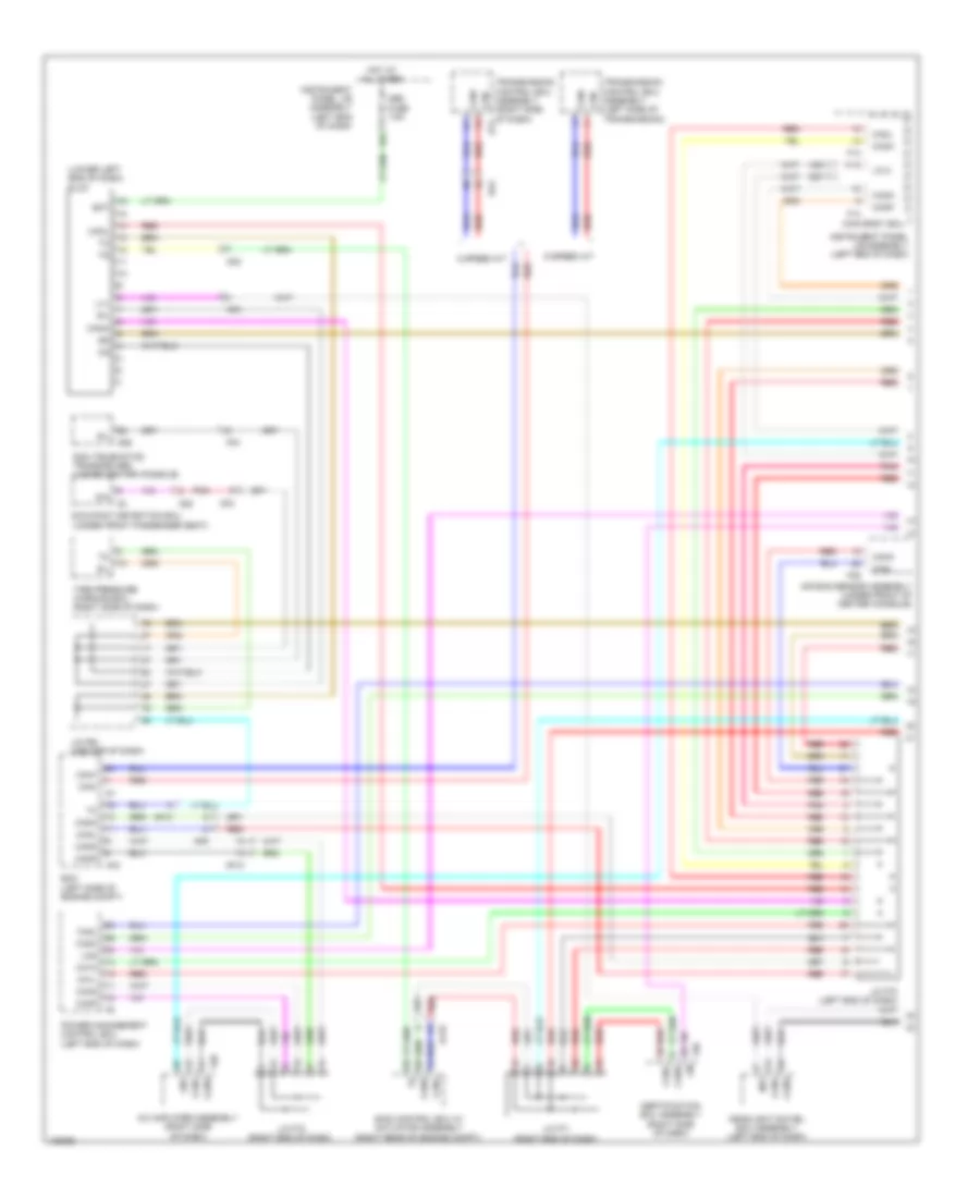 Computer Data Lines Wiring Diagram 1 of 3 for Lexus RX 350 2014
