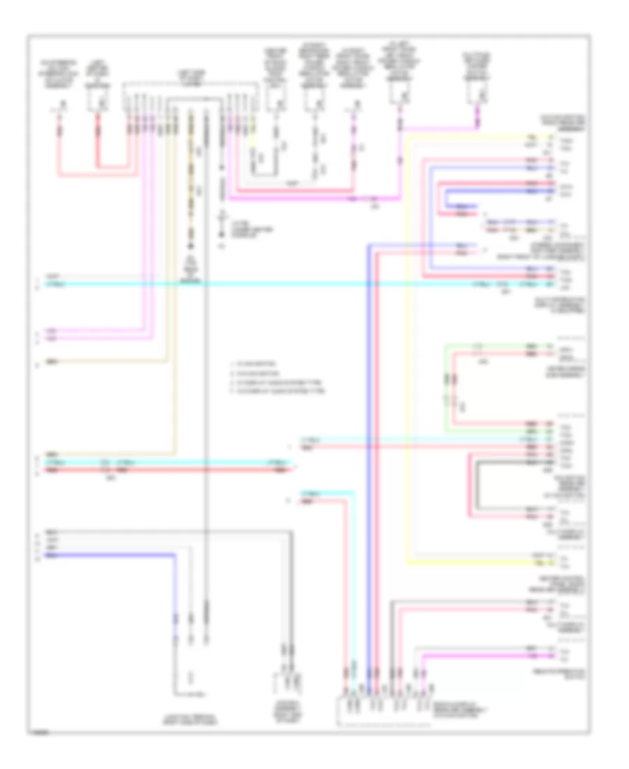 Computer Data Lines Wiring Diagram 3 of 3 for Lexus RX 350 2014