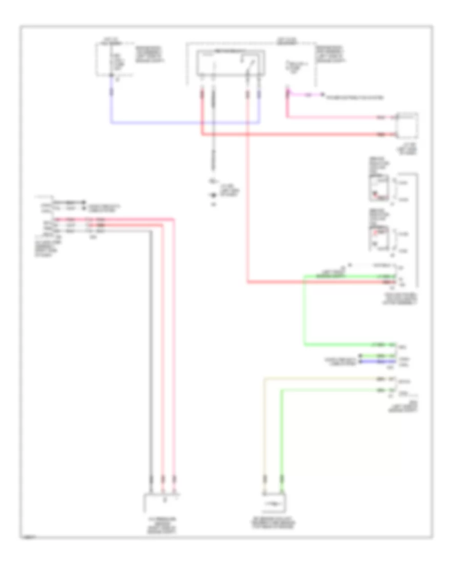 Cooling Fan Wiring Diagram for Lexus RX 350 2014