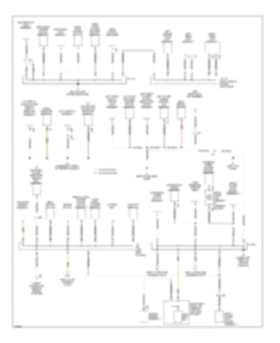 Ground Distribution Wiring Diagram (4 of 5) for Lexus RX 350 2014