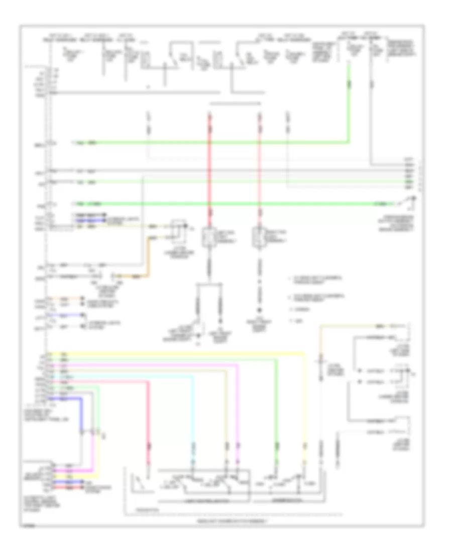 Headlamps Wiring Diagram 1 of 2 for Lexus RX 350 2014