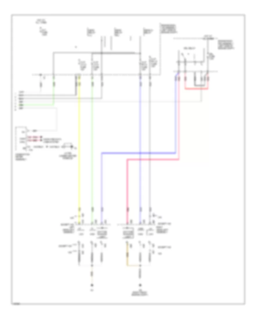 Headlamps Wiring Diagram 2 of 2 for Lexus RX 350 2014