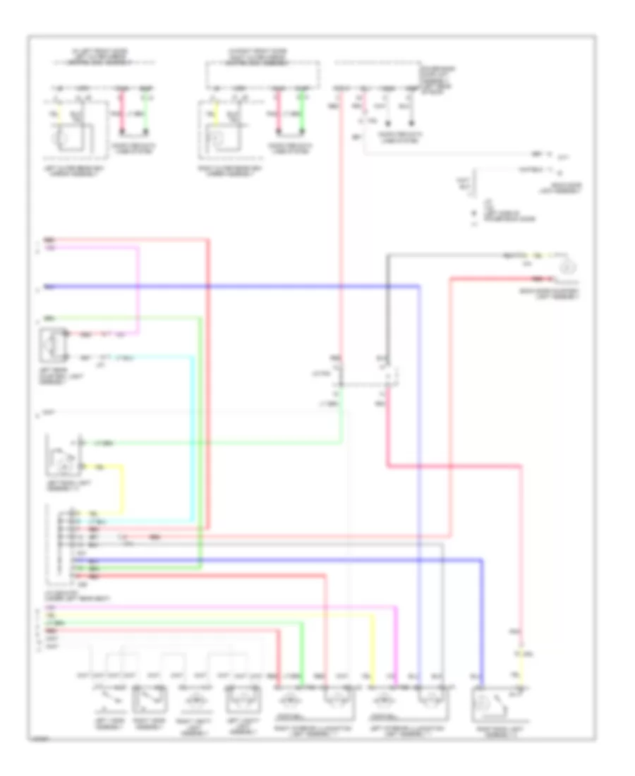 Courtesy Lamps Wiring Diagram 2 of 2 for Lexus RX 350 2014