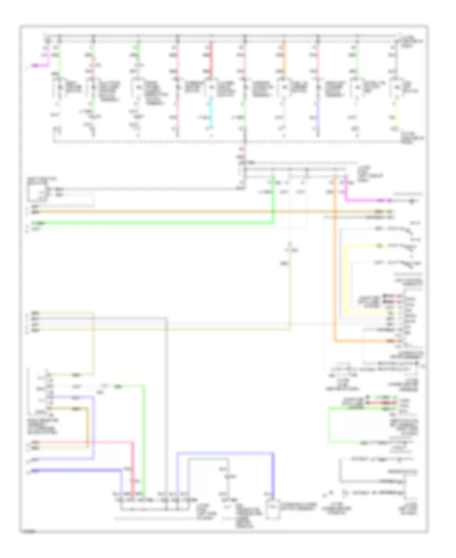 Instrument Illumination Wiring Diagram 2 of 2 for Lexus RX 350 2014