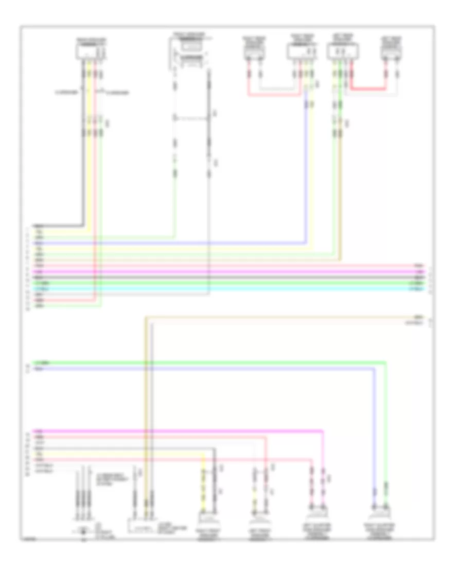 Navigation Wiring Diagram (5 of 7) for Lexus RX 350 2014