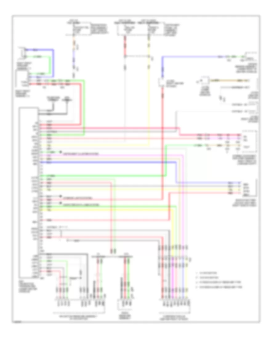 Telematics Wiring Diagram for Lexus RX 350 2014