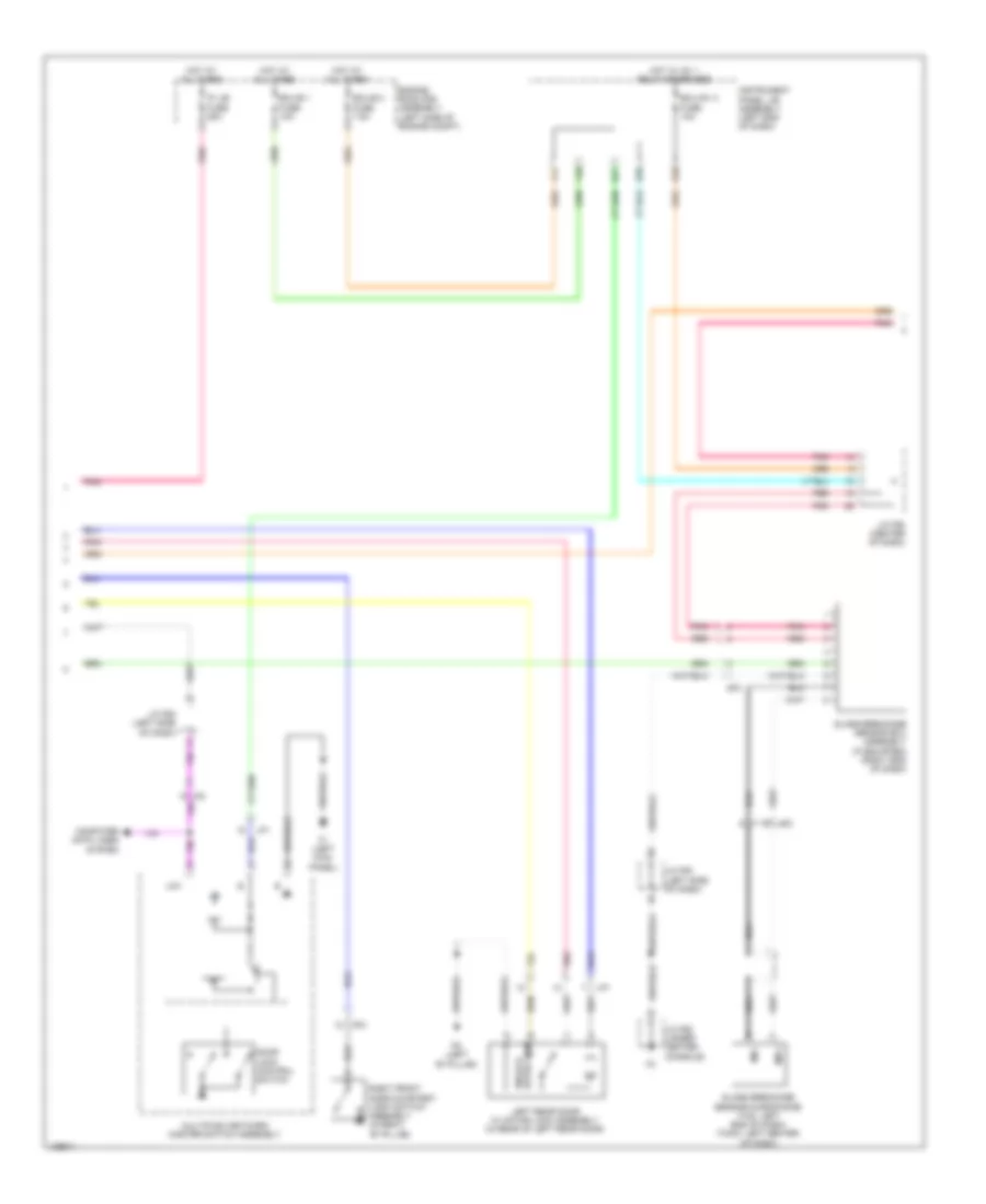 Power Door Locks Wiring Diagram (3 of 5) for Lexus RX 350 2014