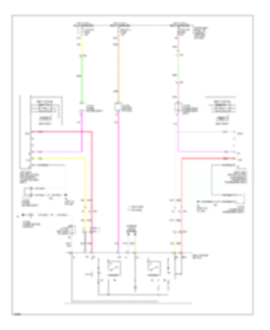 Heated Seats Wiring Diagram for Lexus RX 350 2014