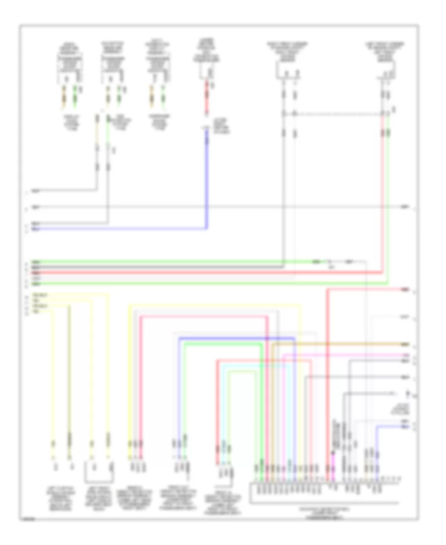 Supplemental Restraint Wiring Diagram 2 of 3 for Lexus RX 350 2014