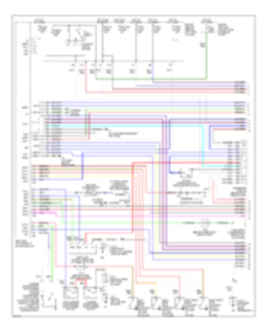 Forced Entry Wiring Diagram 1 of 2 for Lexus ES 330 2006