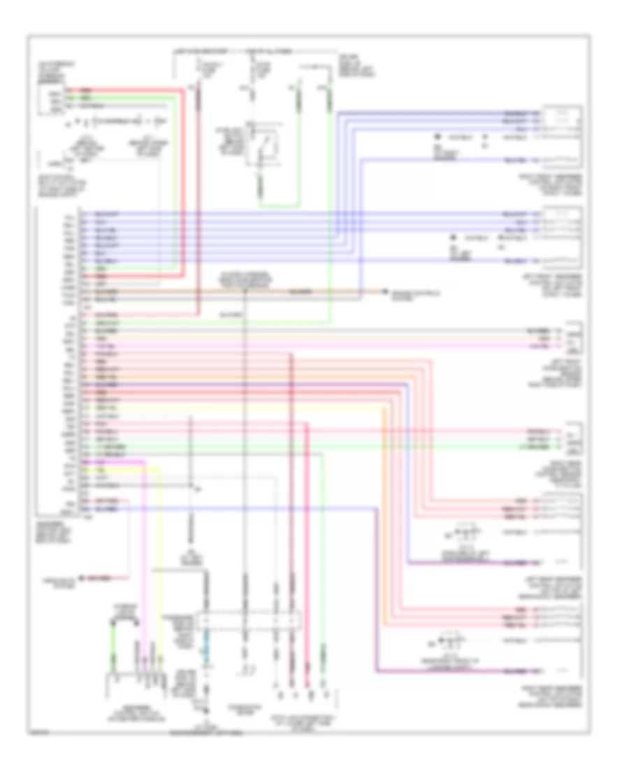 Electronic Suspension Wiring Diagram for Lexus ES 330 2006