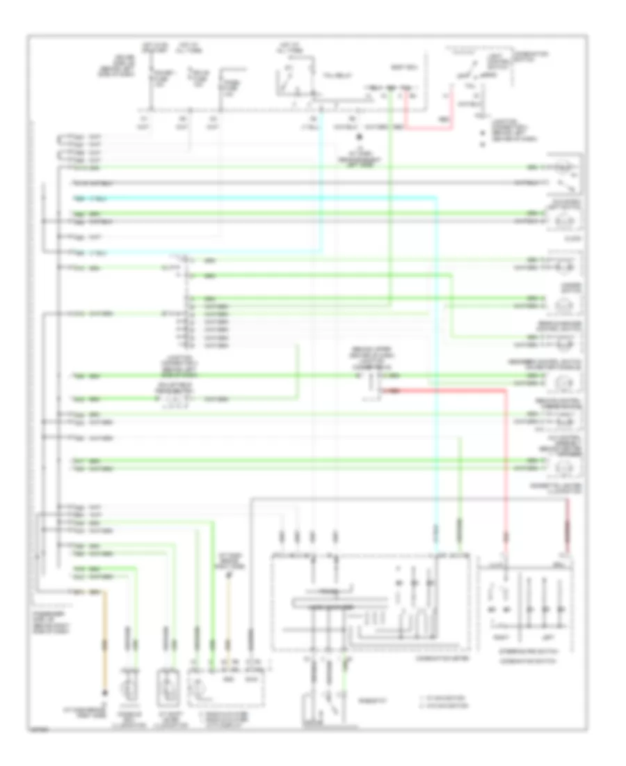 Instrument Illumination Wiring Diagram for Lexus ES 330 2006