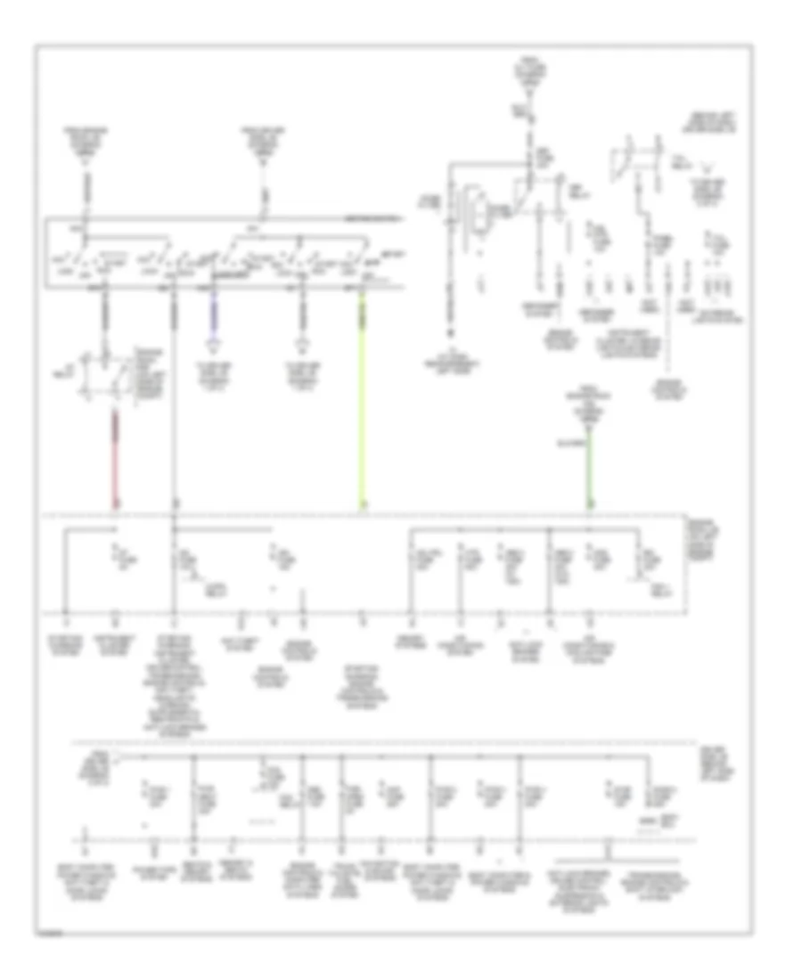 Power Distribution Wiring Diagram 2 of 3 for Lexus ES 330 2006