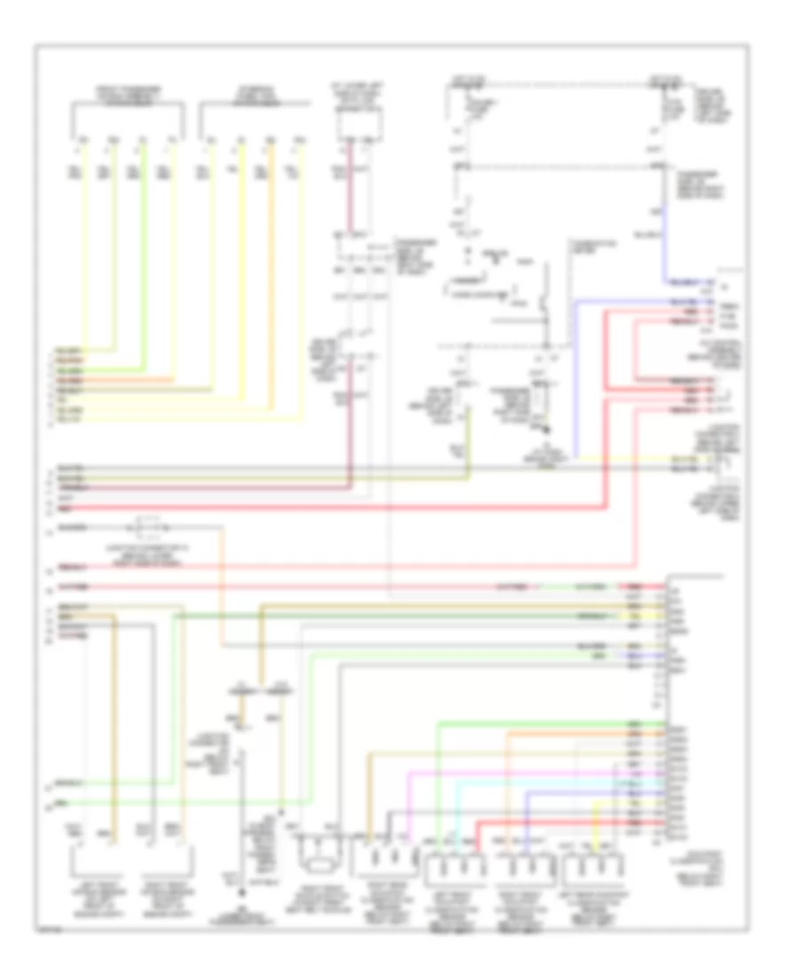Supplemental Restraints Wiring Diagram 2 of 2 for Lexus ES 330 2006