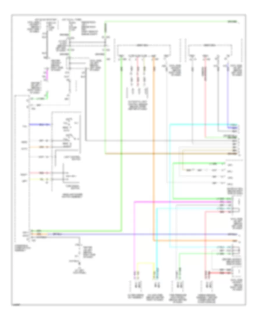 Exterior Lamps Wiring Diagram 1 of 3 for Lexus GS 300 2006