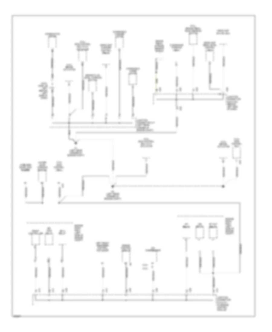 Ground Distribution Wiring Diagram 1 of 7 for Lexus GS 300 2006