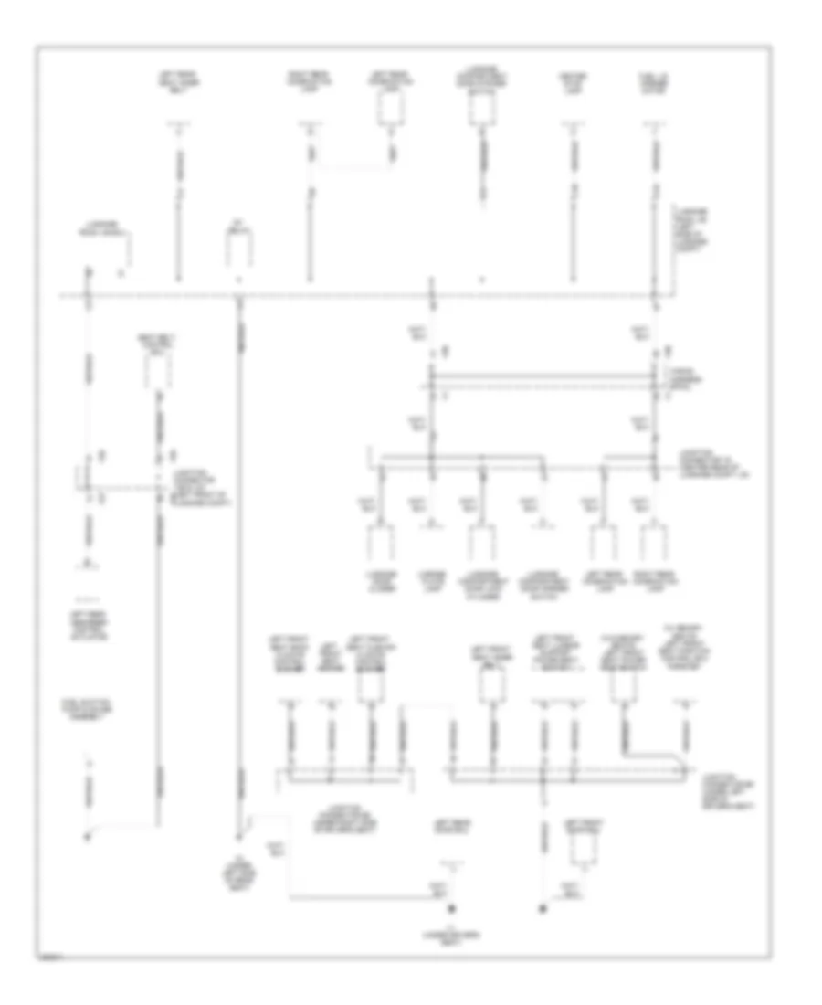 Ground Distribution Wiring Diagram 5 of 7 for Lexus GS 300 2006