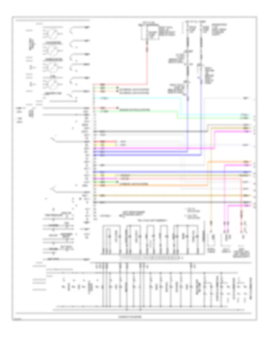 Instrument Cluster Wiring Diagram 1 of 2 for Lexus GS 300 2006