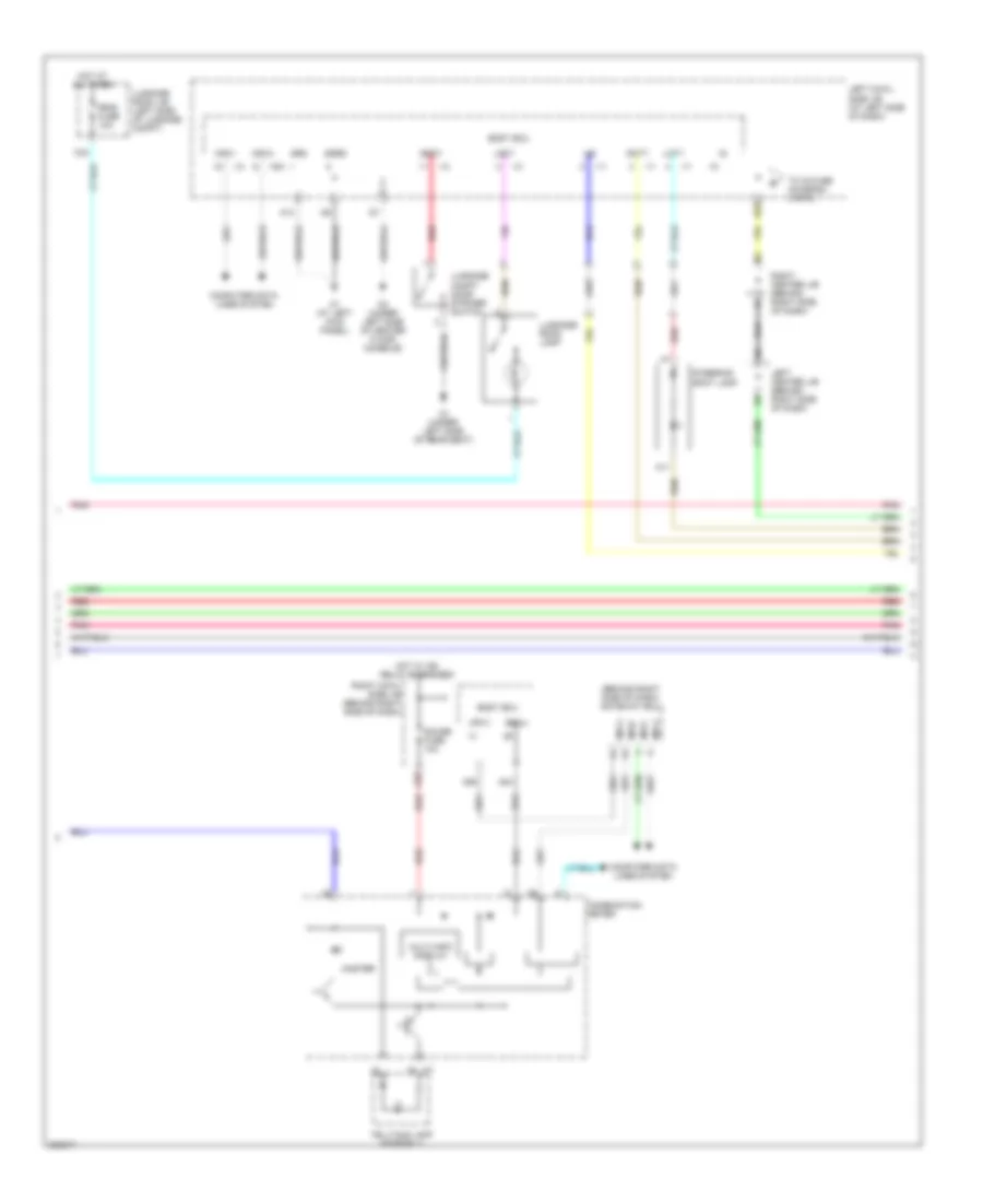 Courtesy Lamps Wiring Diagram 2 of 5 for Lexus GS 300 2006