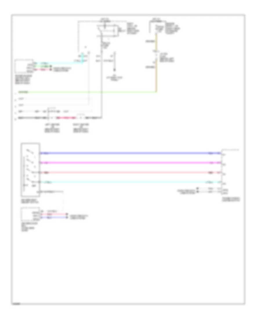 Driver s Memory Seat Wiring Diagram 2 of 2 for Lexus GS 300 2006
