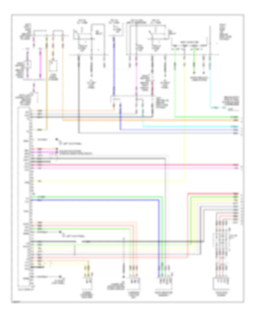Navigation Wiring Diagram 1 of 2 for Lexus GS 300 2006