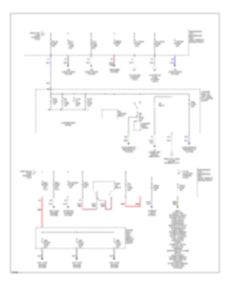 Power Distribution Wiring Diagram 2 of 5 for Lexus GS 300 2006