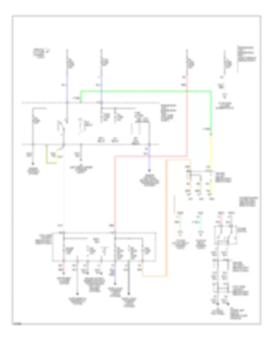 Power Distribution Wiring Diagram 3 of 5 for Lexus GS 300 2006