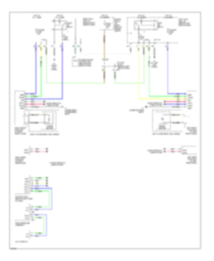 Heated Mirrors Wiring Diagram for Lexus GS 430 2006