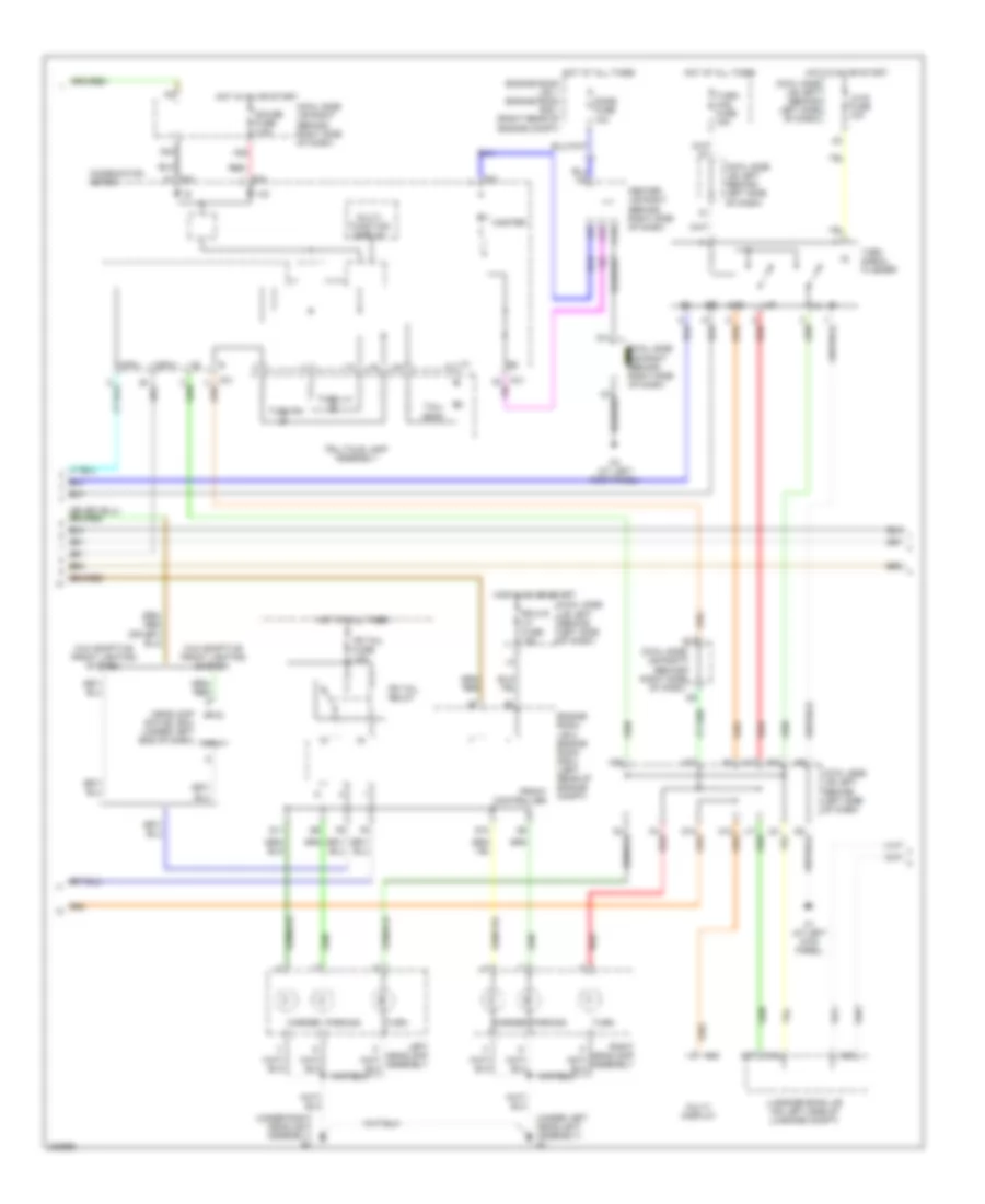 Exterior Lamps Wiring Diagram 2 of 3 for Lexus GS 430 2006