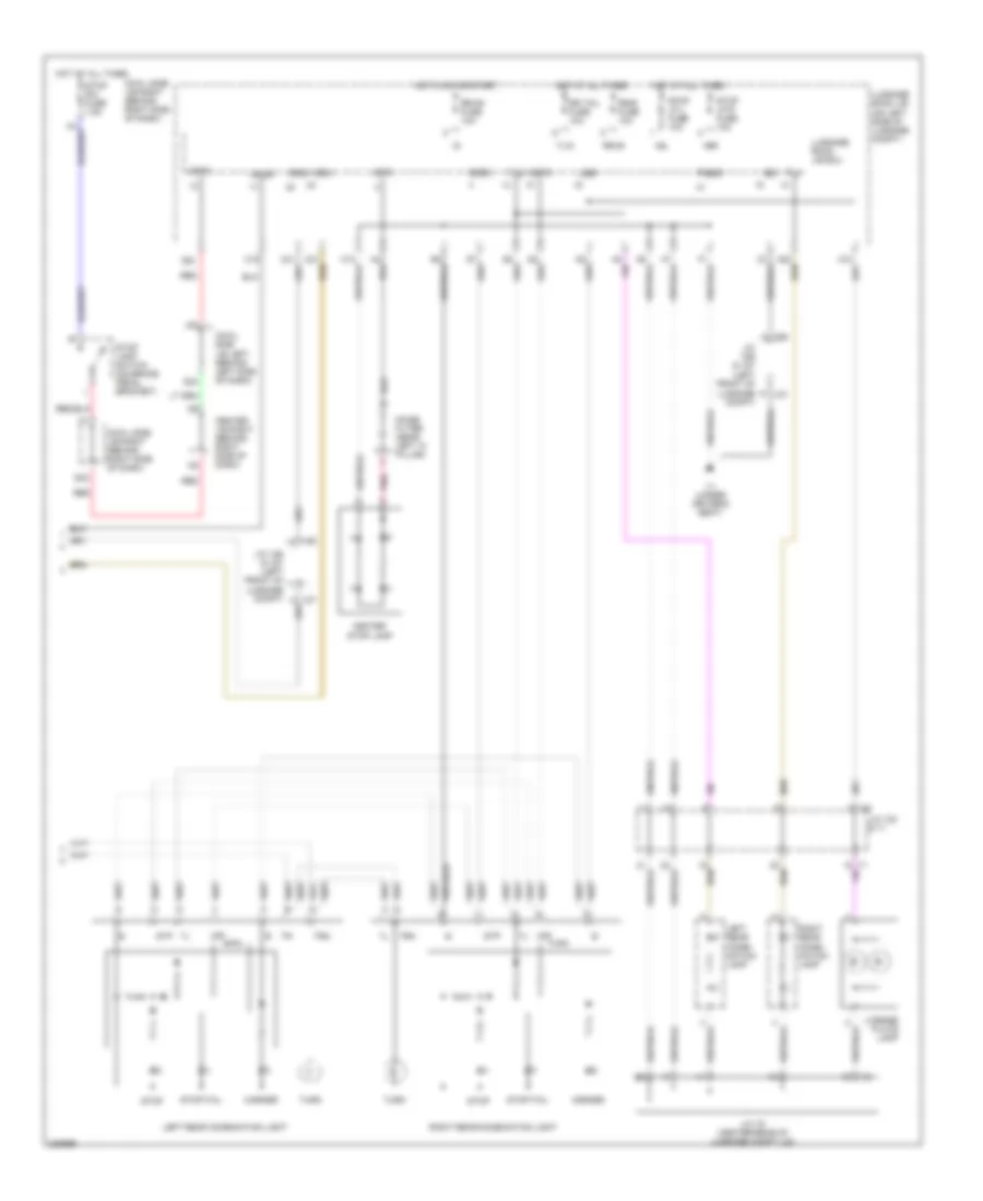 Exterior Lamps Wiring Diagram (3 of 3) for Lexus GS 430 2006